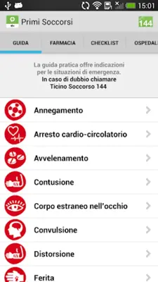 Primi Soccorsi android App screenshot 4